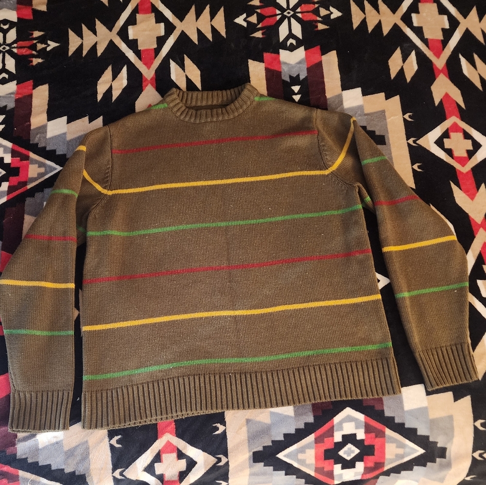 Planet Earth grunge sweater sz Small